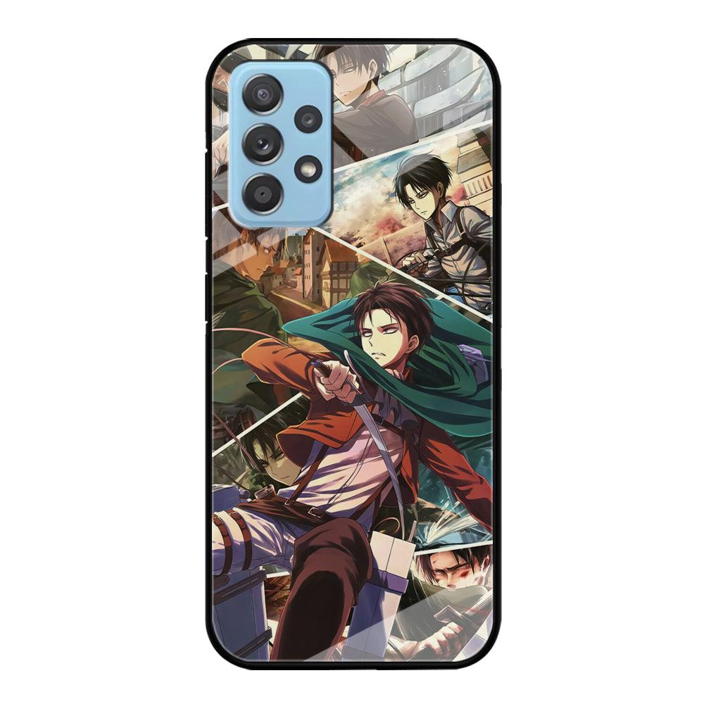 Attack on Titan Collage of Fighter Samsung Galaxy A52 Case-Oxvistore