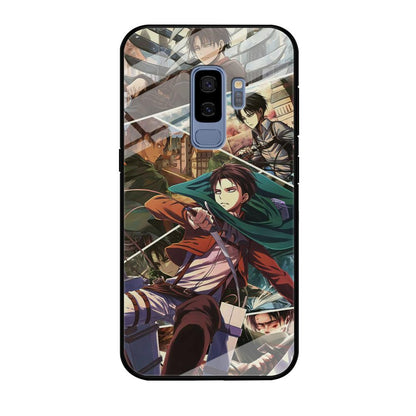 Attack on Titan Collage of Fighter Samsung Galaxy S9 Plus Case-Oxvistore