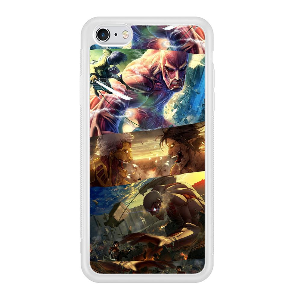 Attack on Titan Scene of Struggle iPhone 6 | 6s Case-Oxvistore