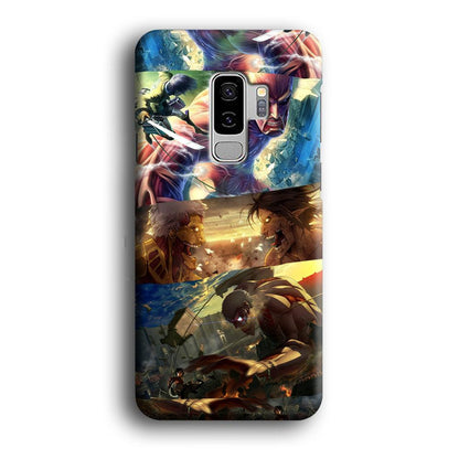 Attack on Titan Scene of Struggle Samsung Galaxy S9 Plus Case-Oxvistore