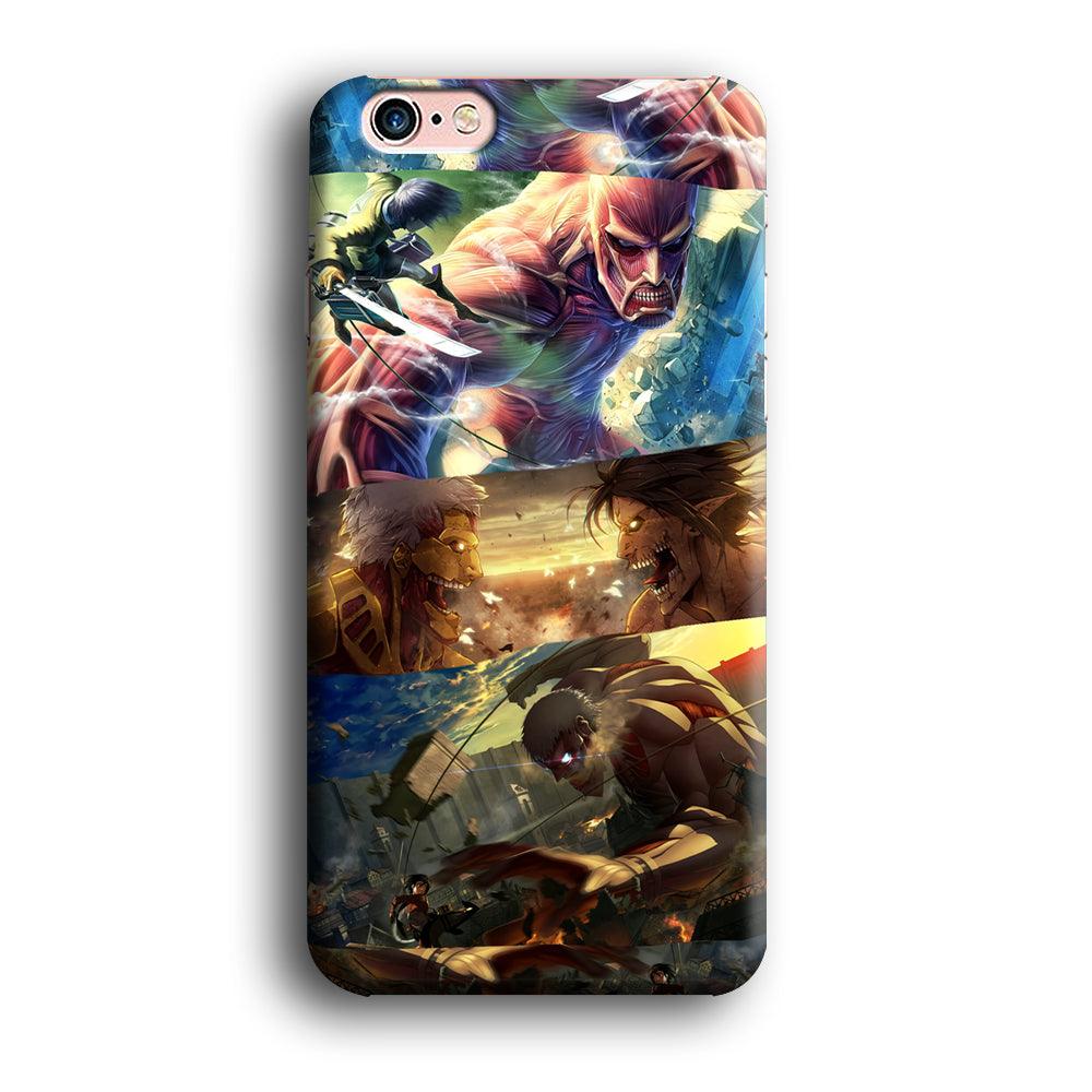 Attack on Titan Scene of Struggle iPhone 6 Plus | 6s Plus Case-Oxvistore