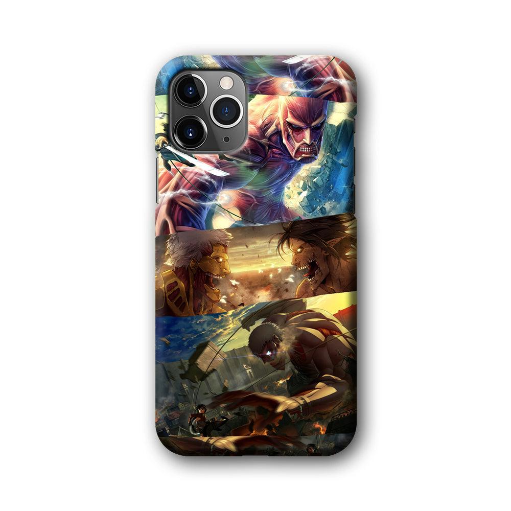 Attack on Titan Scene of Struggle iPhone 11 Pro Case-Oxvistore