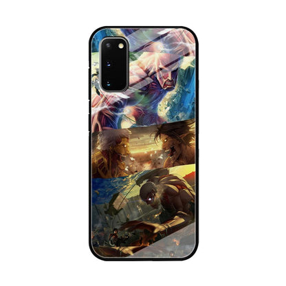 Attack on Titan Scene of Struggle Samsung Galaxy S20 Case-Oxvistore