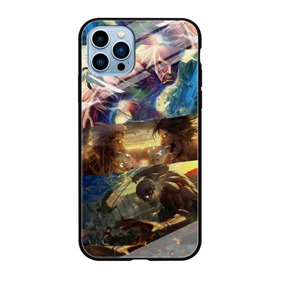 Attack on Titan Scene of Struggle iPhone 12 Pro Max Case-Oxvistore