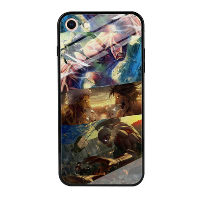 Attack on Titan Scene of Struggle iPhone 8 Case-Oxvistore