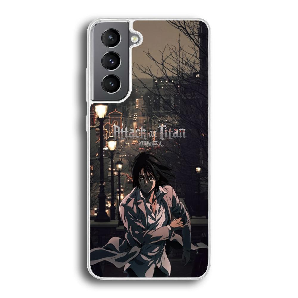 Attack on Titan Walked Home Samsung Galaxy S21 Plus Case-Oxvistore