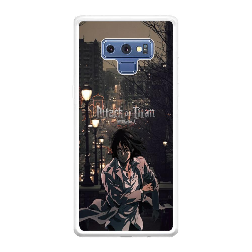 Attack on Titan Walked Home Samsung Galaxy Note 9 Case-Oxvistore