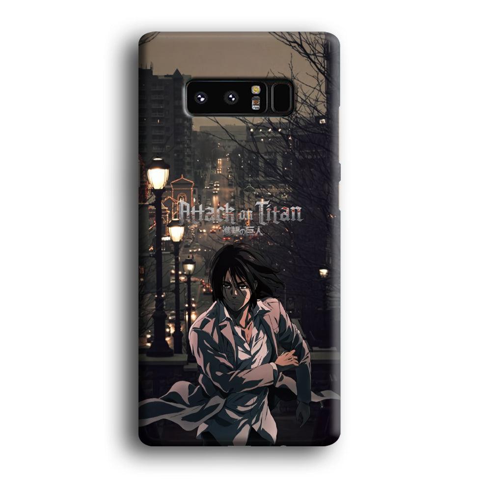 Attack on Titan Walked Home Samsung Galaxy Note 8 Case-Oxvistore