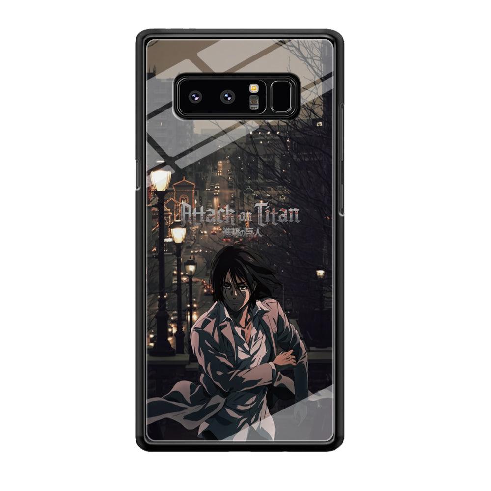 Attack on Titan Walked Home Samsung Galaxy Note 8 Case-Oxvistore