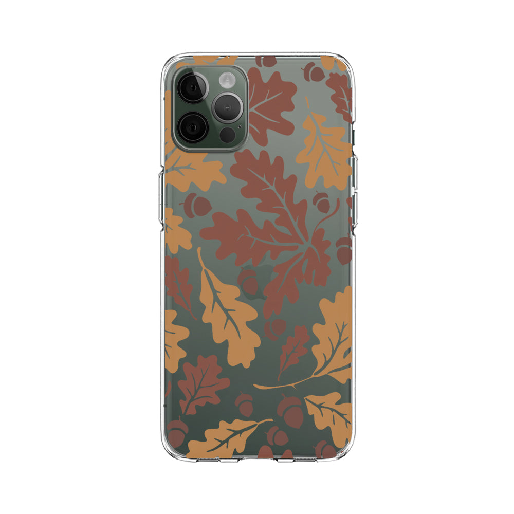 Autumn Foliage Brown and Dry Clear Soft Case