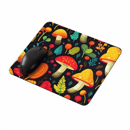 Autumn Mushrooms Texture Mouse Pads