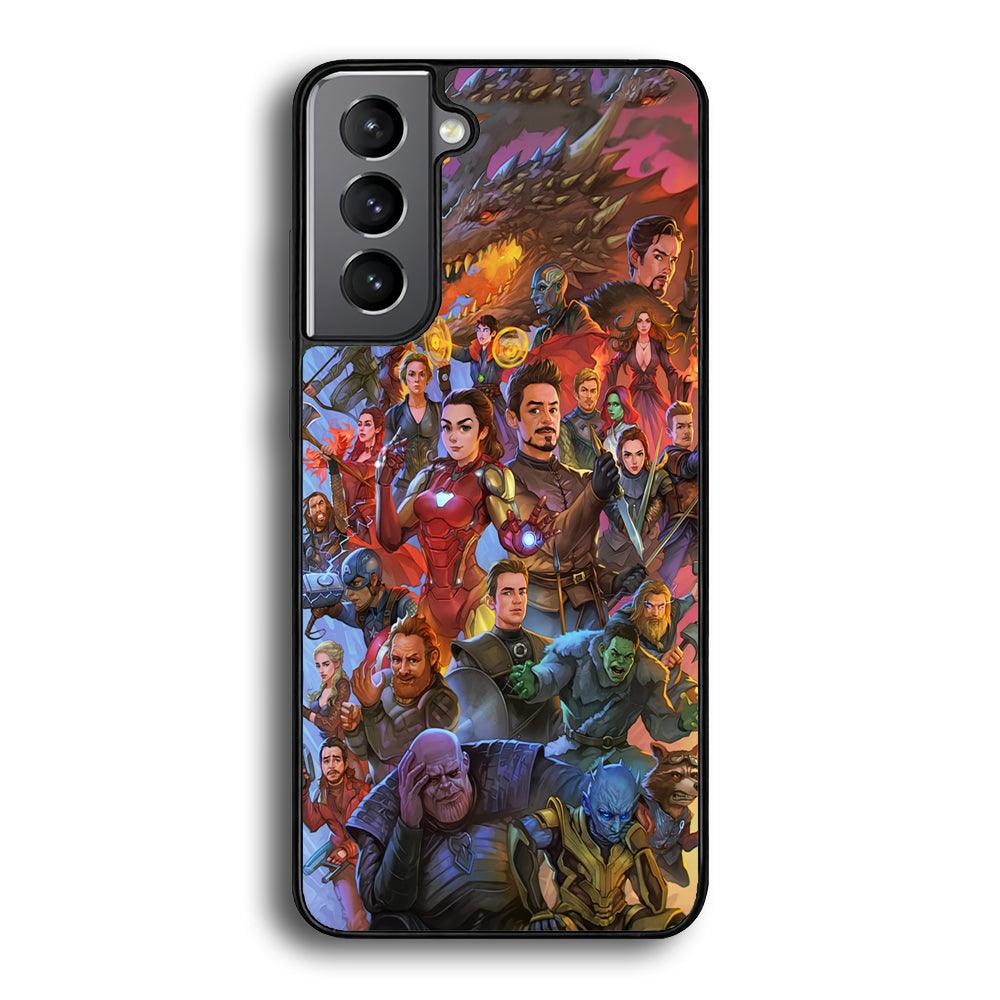 Avenger Assembly Point Samsung Galaxy S24 Plus Case-Rubber Black (2D Case)-Oxvistore