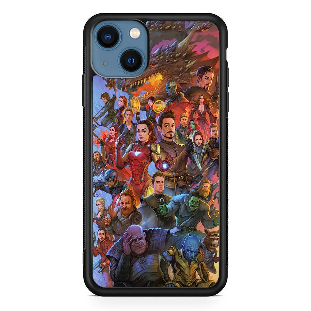 Avenger Assembly Point iPhone 15 Plus Case-Rubber Black (2D Case)-Oxvistore