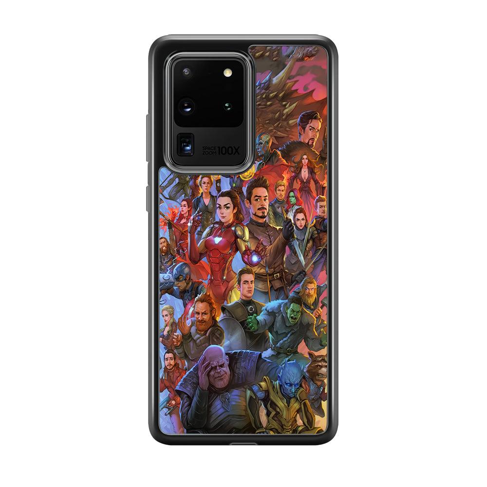 Avenger Assembly Point Samsung Galaxy S20 Ultra Case-Rubber Black (2D Case)-Oxvistore