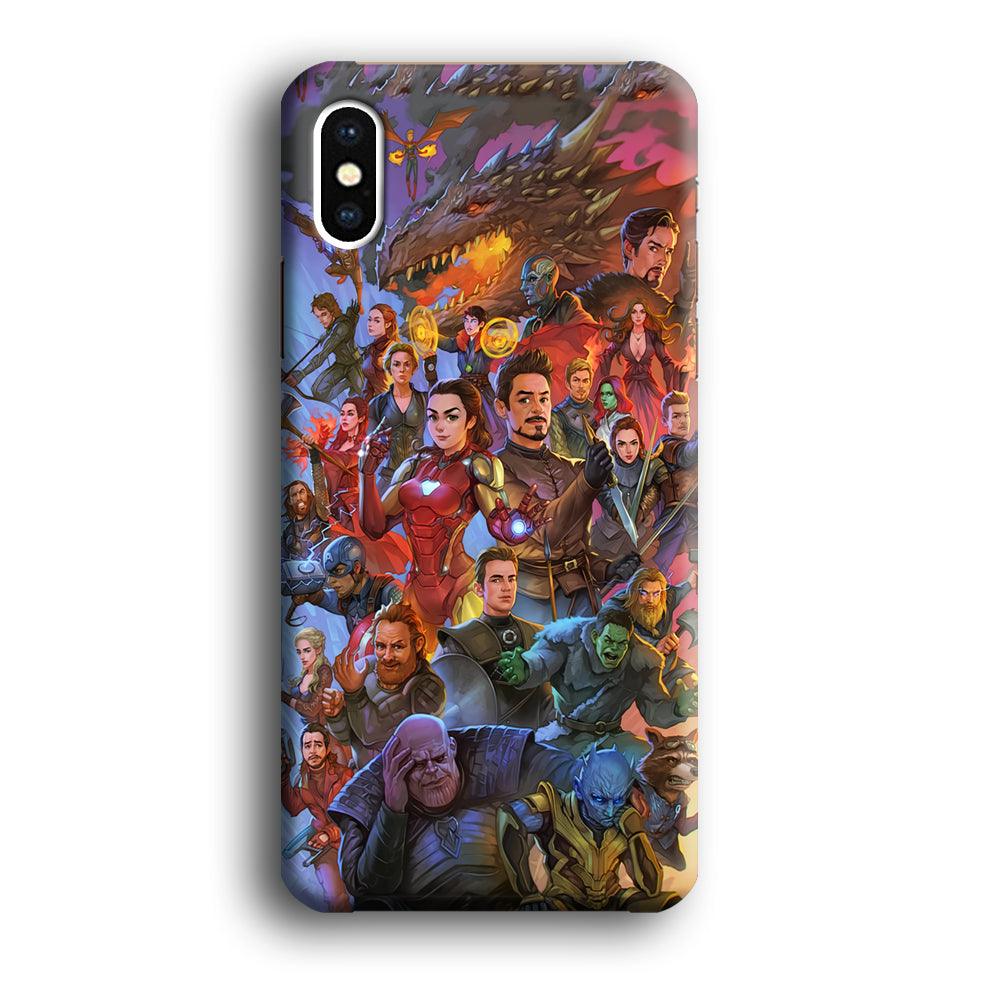 Avenger Assembly Point iPhone X Case-Oxvistore