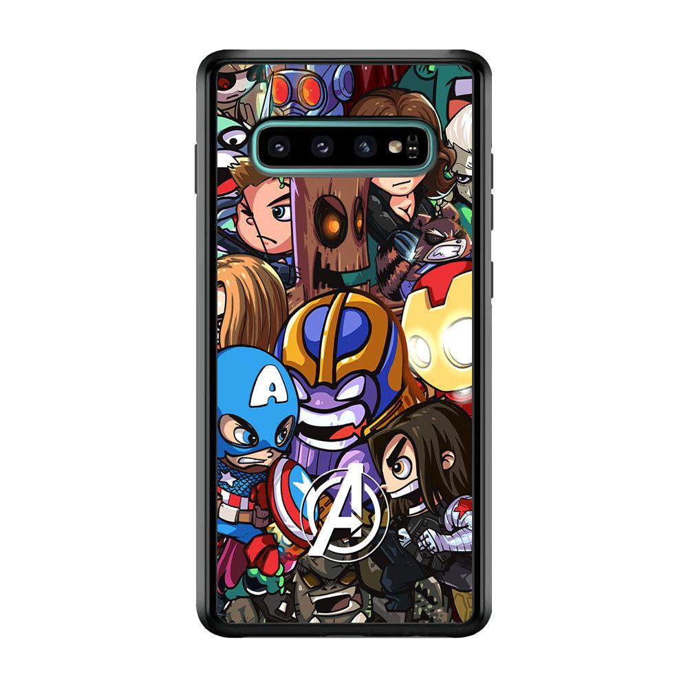 Avenger Cartoon Kid Samsung Galaxy S10 Plus Case-Oxvistore