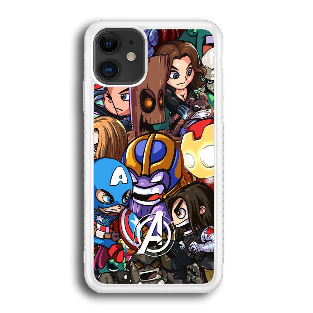 Avenger Cartoon Kid iPhone 12 Case-Oxvistore