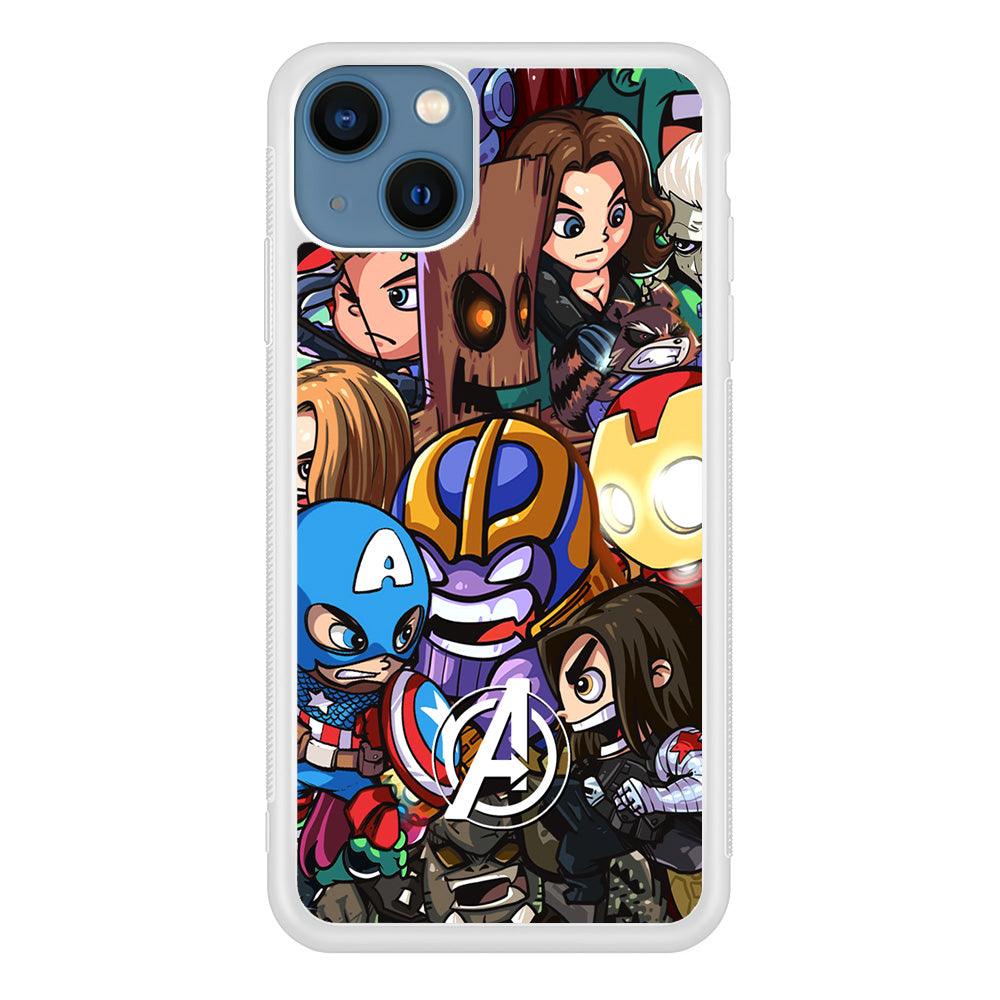 Avenger Cartoon Kid iPhone 15 Plus Case-Oxvistore