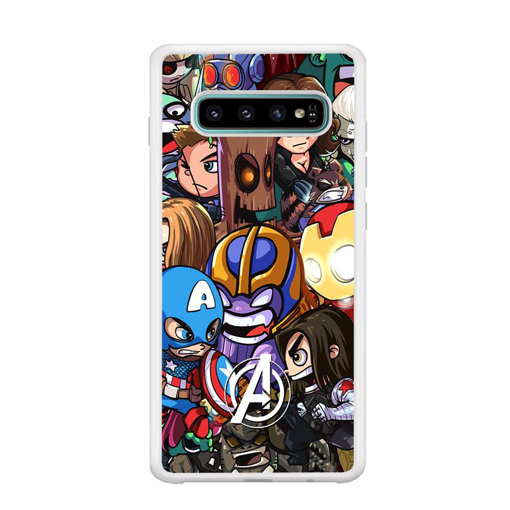 Avenger Cartoon Kid Samsung Galaxy S10 Plus Case-Oxvistore