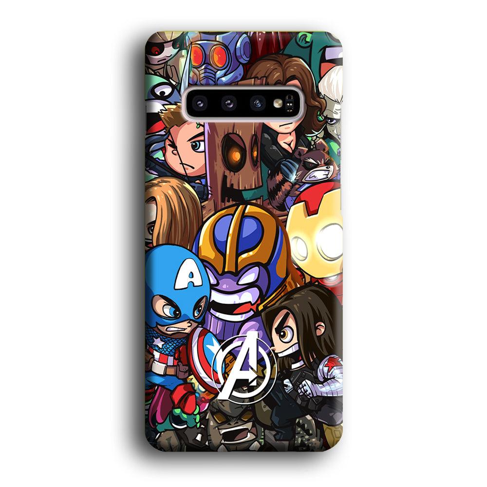 Avenger Cartoon Kid Samsung Galaxy S10 Plus Case-Oxvistore