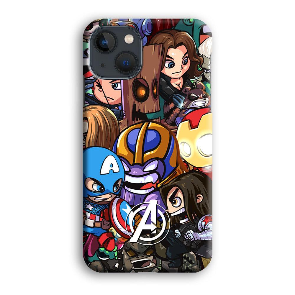 Avenger Cartoon Kid iPhone 15 Plus Case-Oxvistore