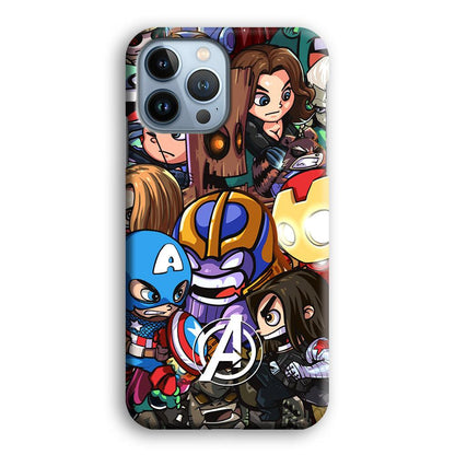 Avenger Cartoon Kid iPhone 15 Pro Case-Oxvistore