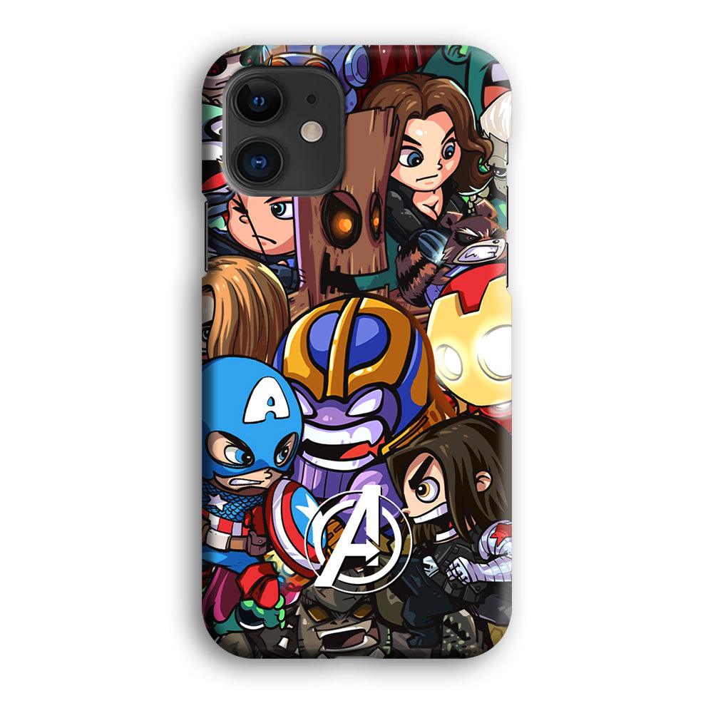 Avenger Cartoon Kid iPhone 12 Case-Oxvistore