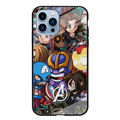 Avenger Cartoon Kid iPhone 15 Pro Case-Oxvistore