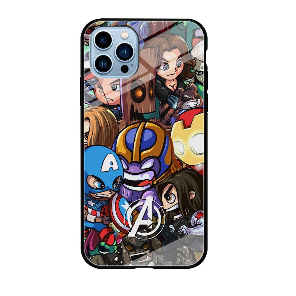 Avenger Cartoon Kid iPhone 12 Pro Case-Oxvistore