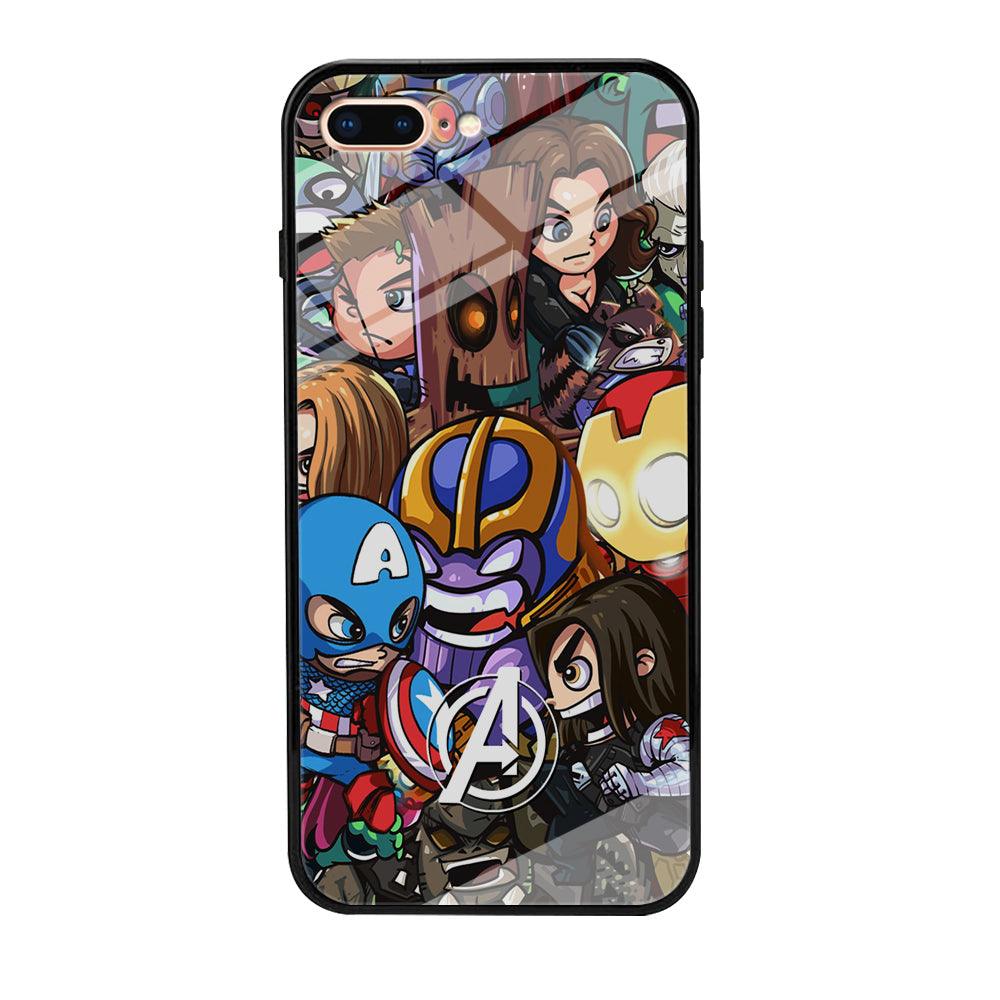 Avenger Cartoon Kid iPhone 8 Plus Case-Oxvistore