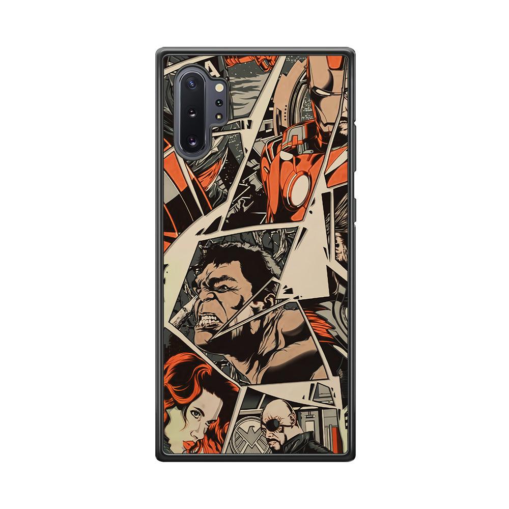 Avenger Piece of The Heroes Samsung Galaxy Note 10 Plus Case-Oxvistore