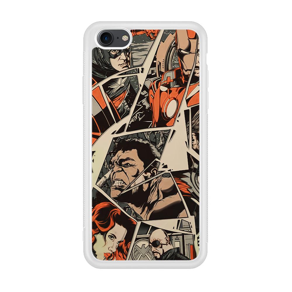 Avenger Piece of The Heroes iPhone 8 Case-Oxvistore