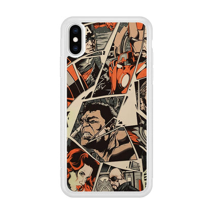 Avenger Piece of The Heroes iPhone X Case-Oxvistore