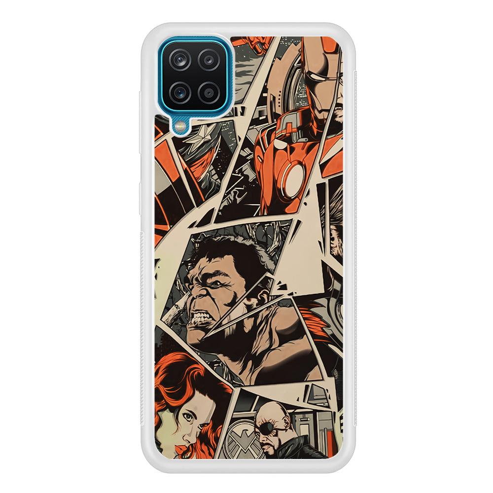 Avenger Piece of The Heroes Samsung Galaxy A12 Case-Oxvistore