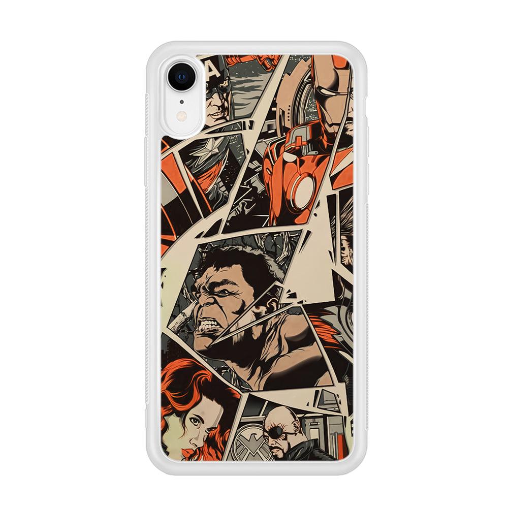 Avenger Piece of The Heroes iPhone XR Case-Oxvistore