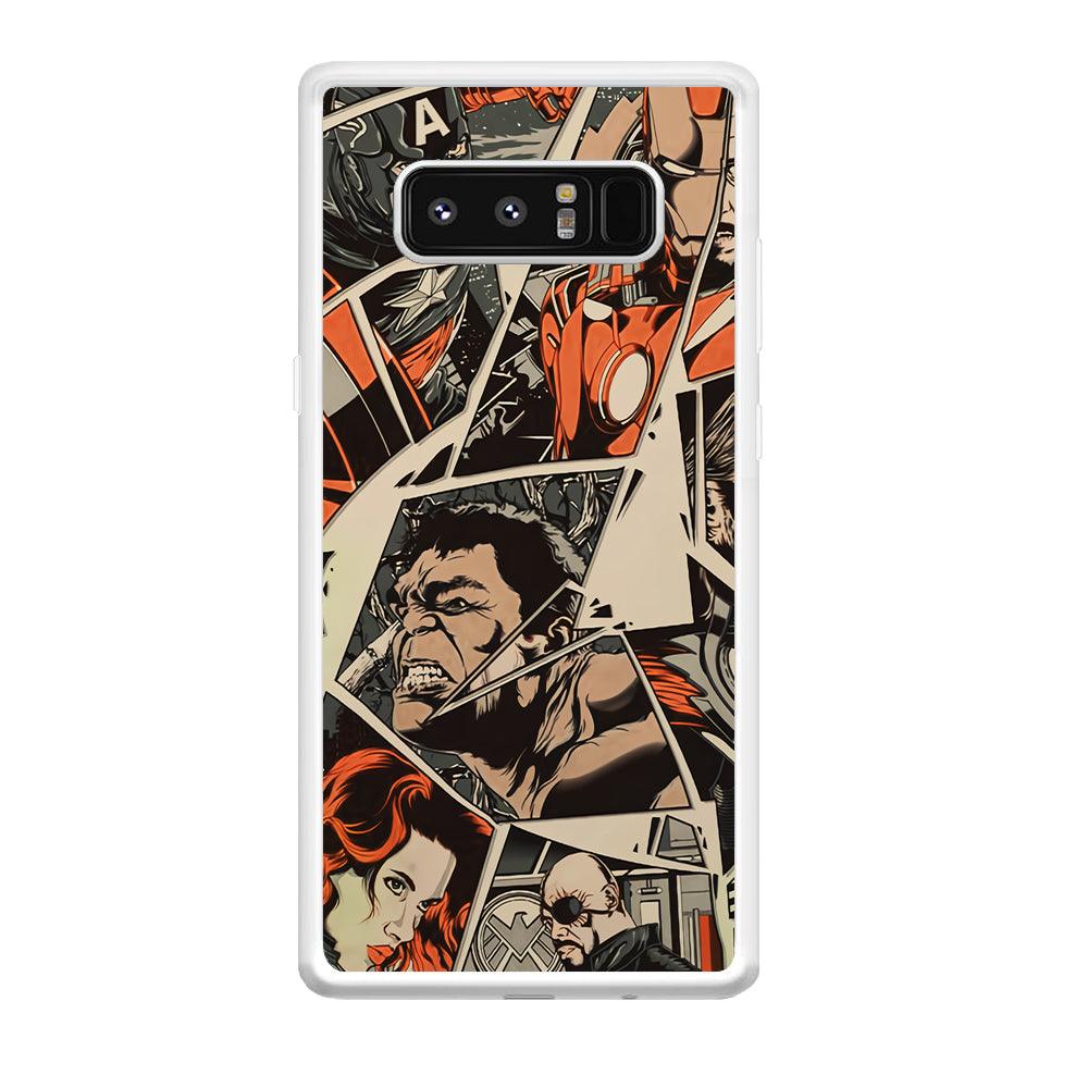 Avenger Piece of The Heroes Samsung Galaxy Note 8 Case-Oxvistore