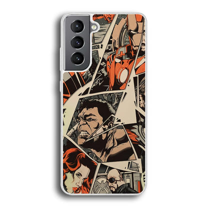 Avenger Piece of The Heroes Samsung Galaxy S21 Case-Oxvistore