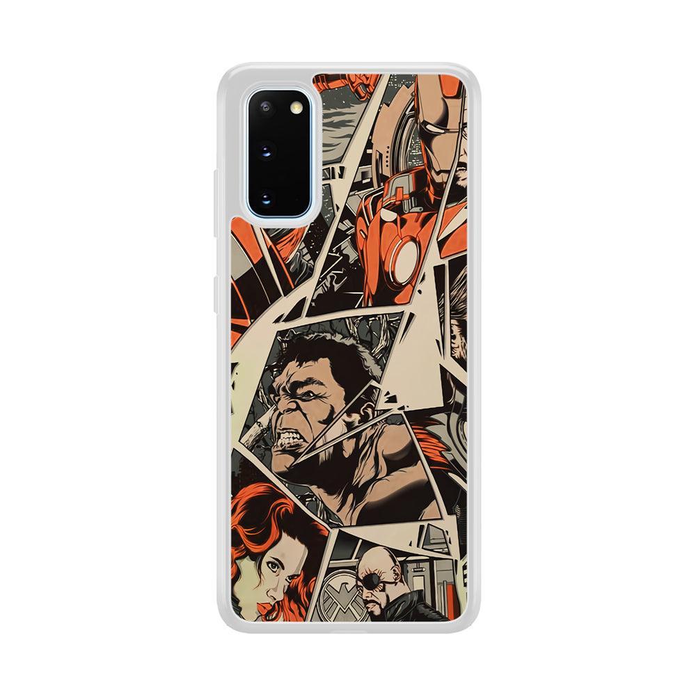 Avenger Piece of The Heroes Samsung Galaxy S20 Case-Oxvistore