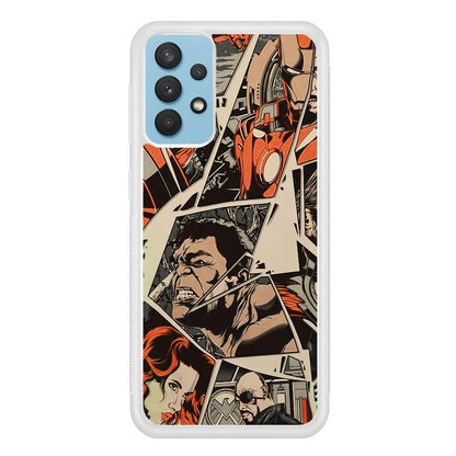 Avenger Piece of The Heroes Samsung Galaxy A32 Case-Oxvistore