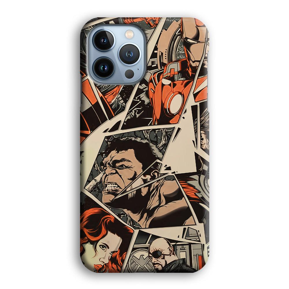 Avenger Piece of The Heroes iPhone 14 Pro Max Case-Oxvistore