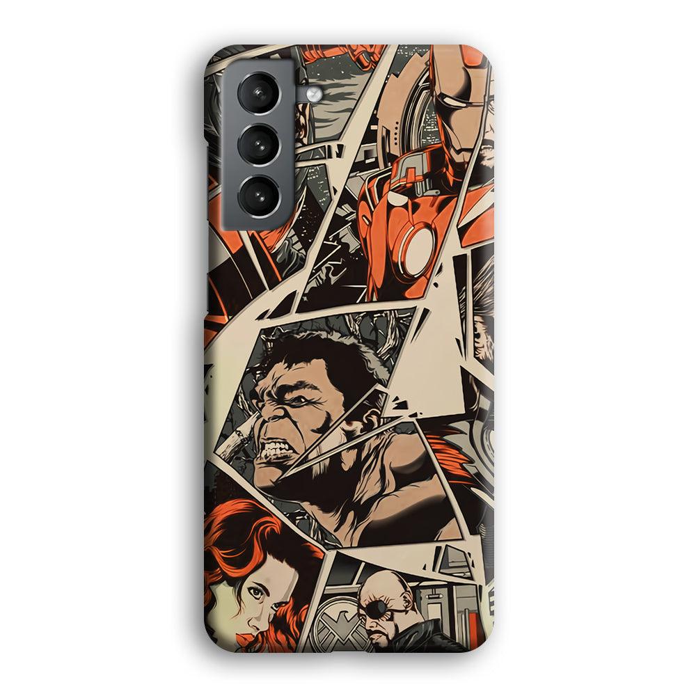 Avenger Piece of The Heroes Samsung Galaxy S21 Plus Case-Oxvistore