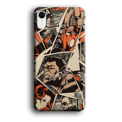 Avenger Piece of The Heroes iPhone XR Case-Oxvistore