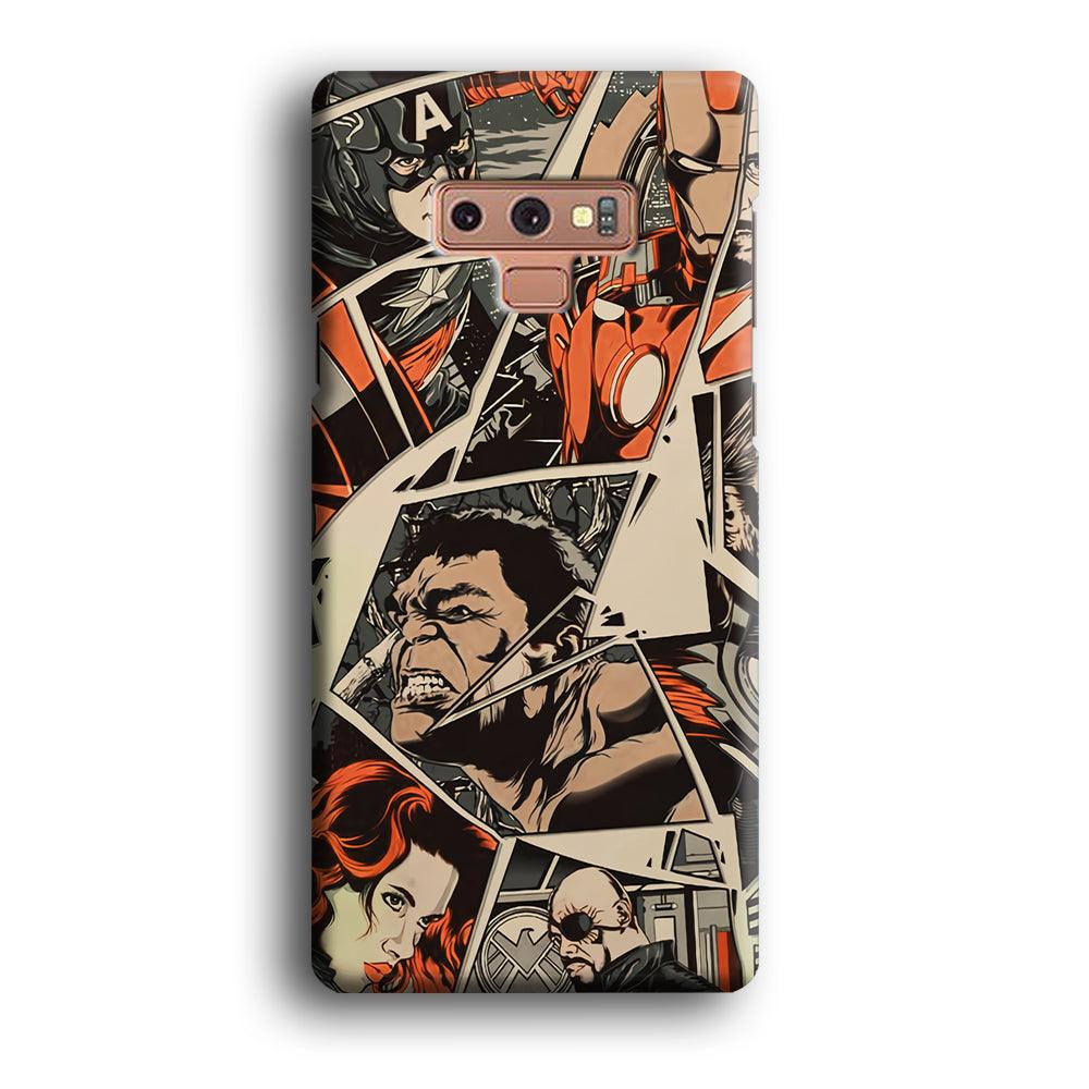 Avenger Piece of The Heroes Samsung Galaxy Note 9 Case-Oxvistore