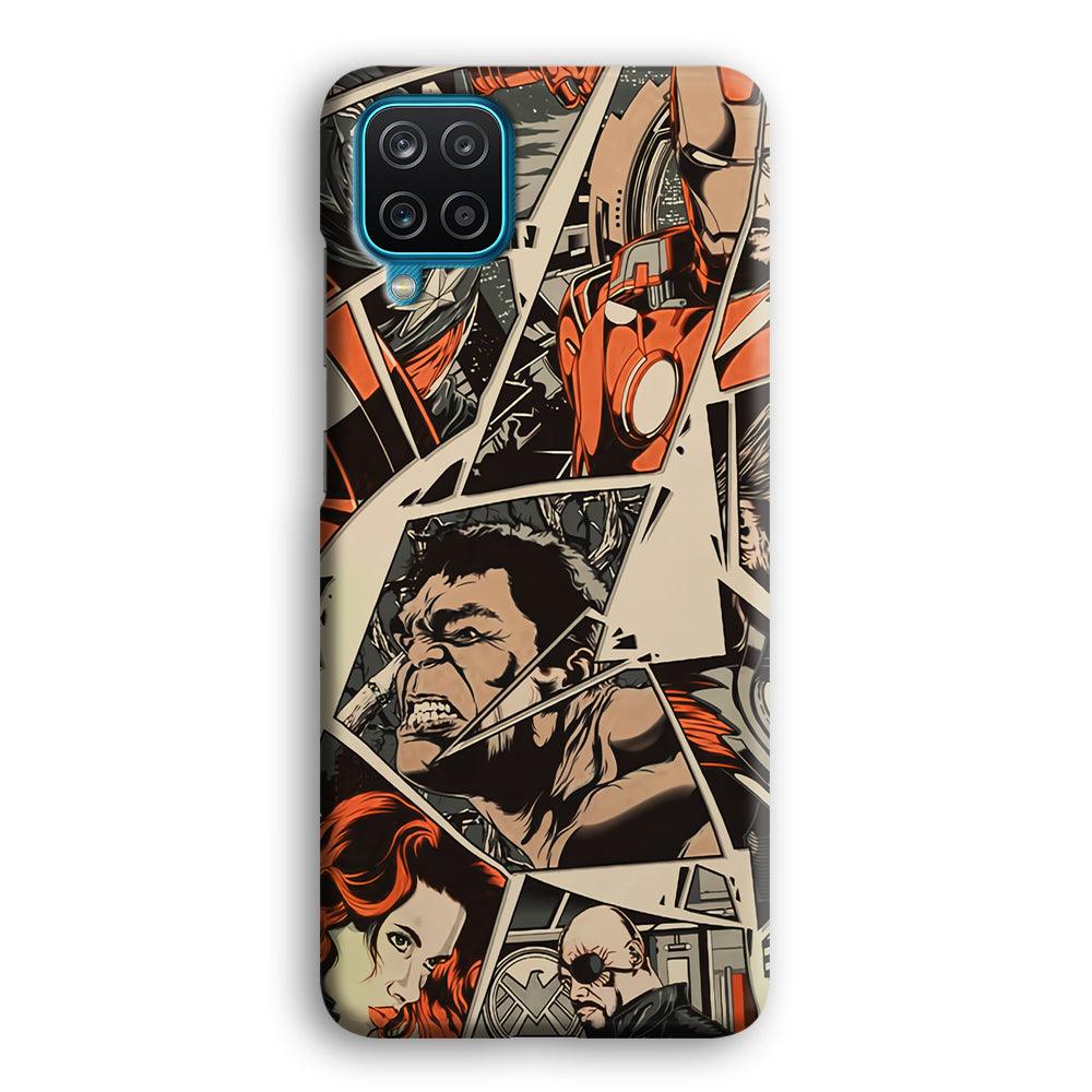 Avenger Piece of The Heroes Samsung Galaxy A12 Case-Oxvistore