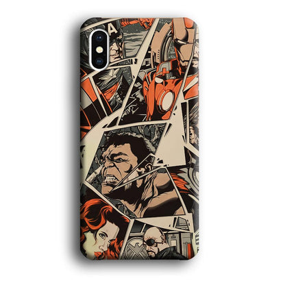 Avenger Piece of The Heroes iPhone X Case-Oxvistore