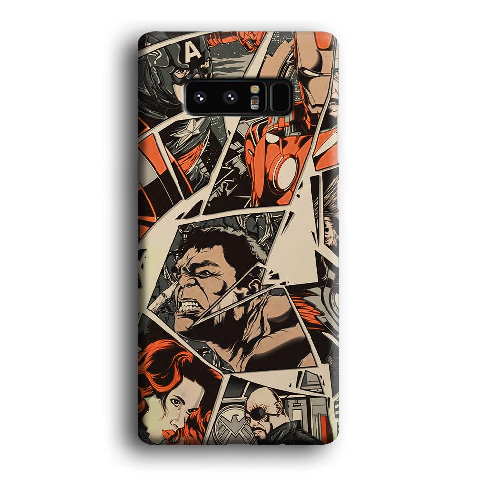 Avenger Piece of The Heroes Samsung Galaxy Note 8 Case-Oxvistore