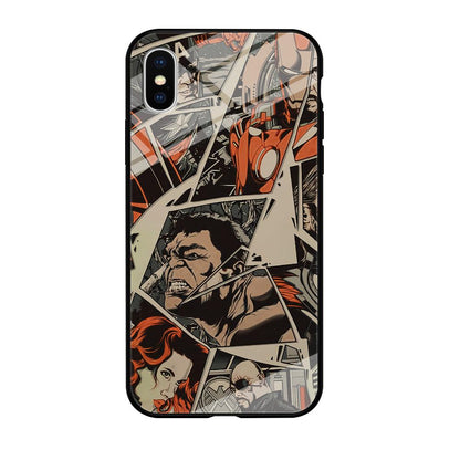 Avenger Piece of The Heroes iPhone X Case-Oxvistore