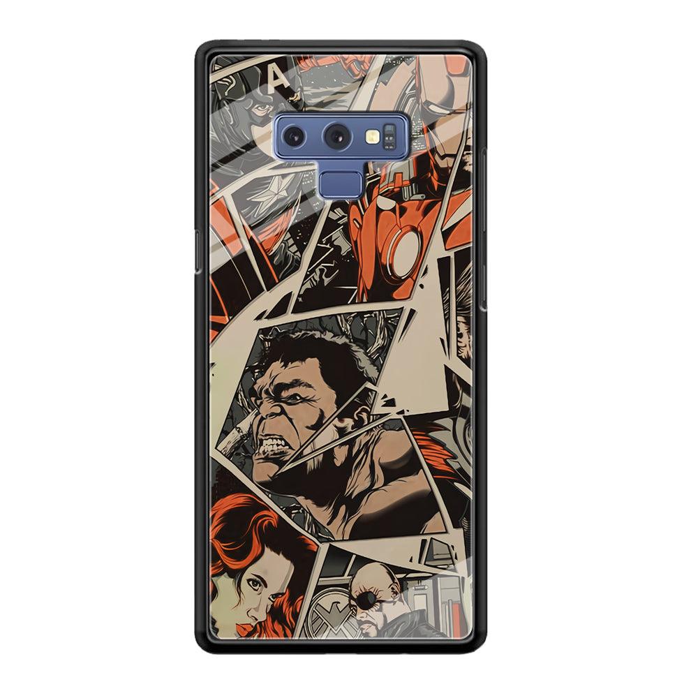 Avenger Piece of The Heroes Samsung Galaxy Note 9 Case-Oxvistore