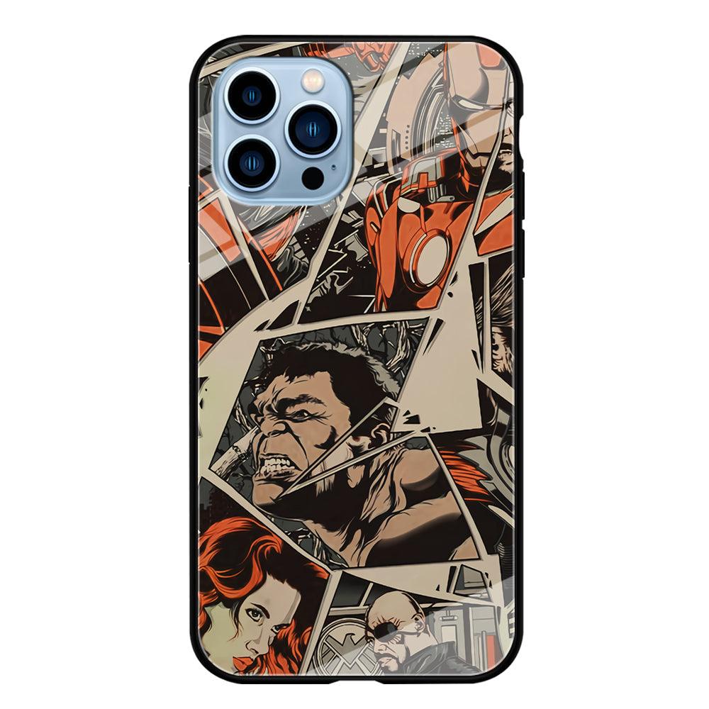 Avenger Piece of The Heroes iPhone 15 Pro Case-Oxvistore