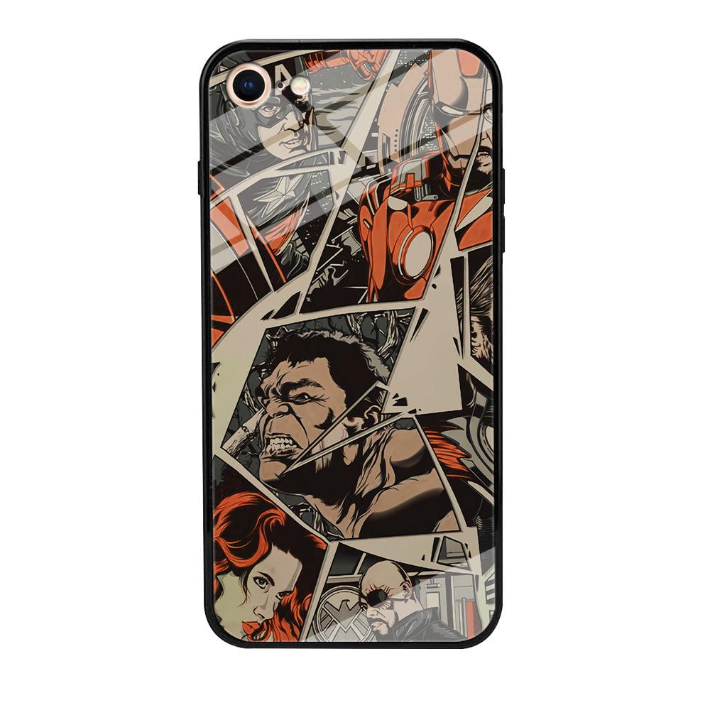 Avenger Piece of The Heroes iPhone 8 Case-Oxvistore